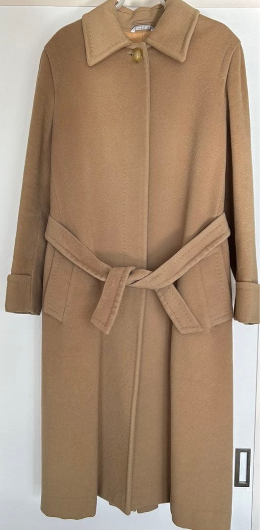 【美品】Max Mara ロングコート　サイズ40 キャメル　マックスマーラ