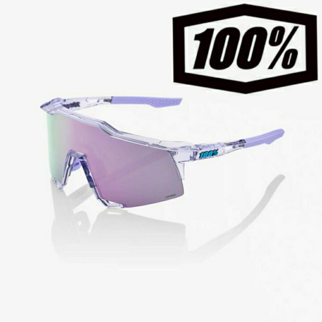 100% Speedcraft ラベンダーミラー ワンハンドレッド サングラス