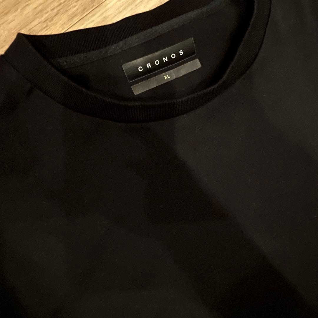 CRONOS ブラック 長袖カットソー XL