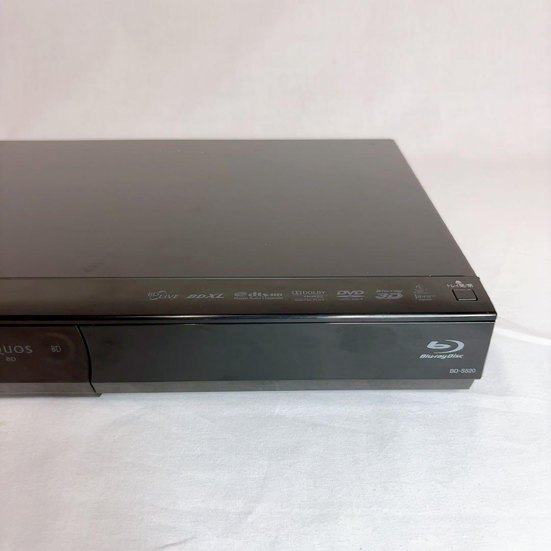 【極美品】SHARP ブルーレイBD-NS520　500GB リモコン　電源付き