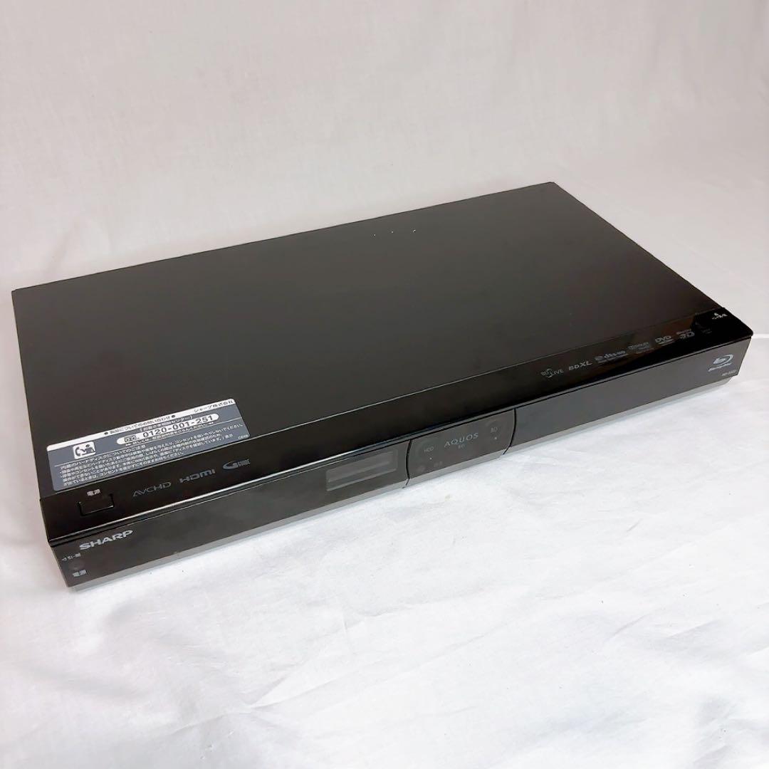 【極美品】SHARP ブルーレイBD-NS520　500GB リモコン　電源付き