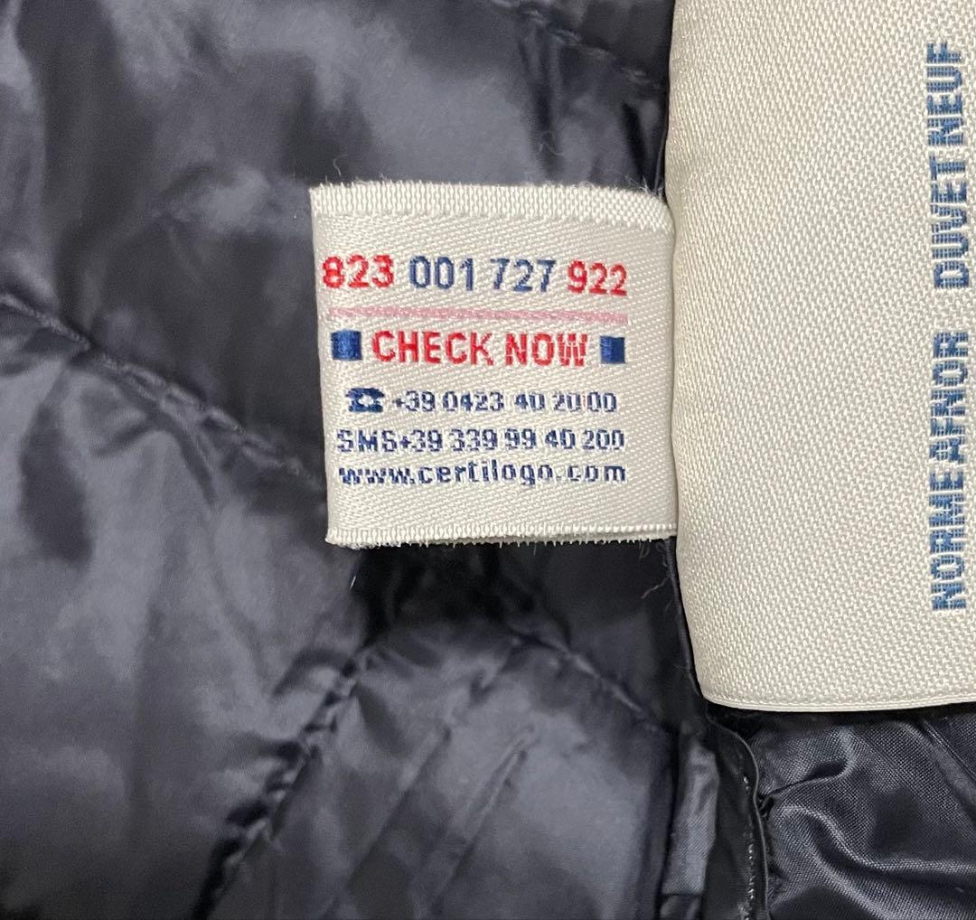 ［美品］モンクレール　レディース　ダウンベスト　ダークネイビー