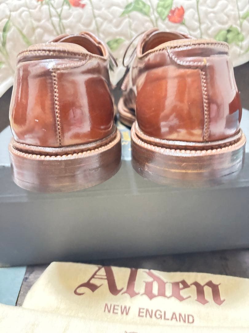 m*t様 Alden オールデン 9905 プレーントゥ　ウイスキーコードバン