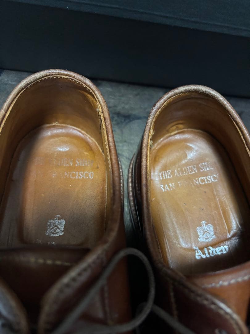 m*t様 Alden オールデン 9905 プレーントゥ　ウイスキーコードバン