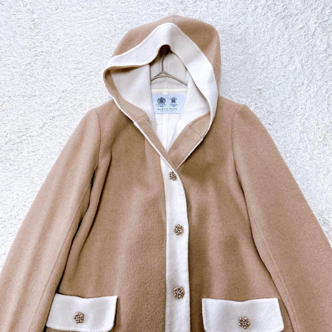 特価 英国王室御用達 オースチンリード フーデッドロングコート リバーコート