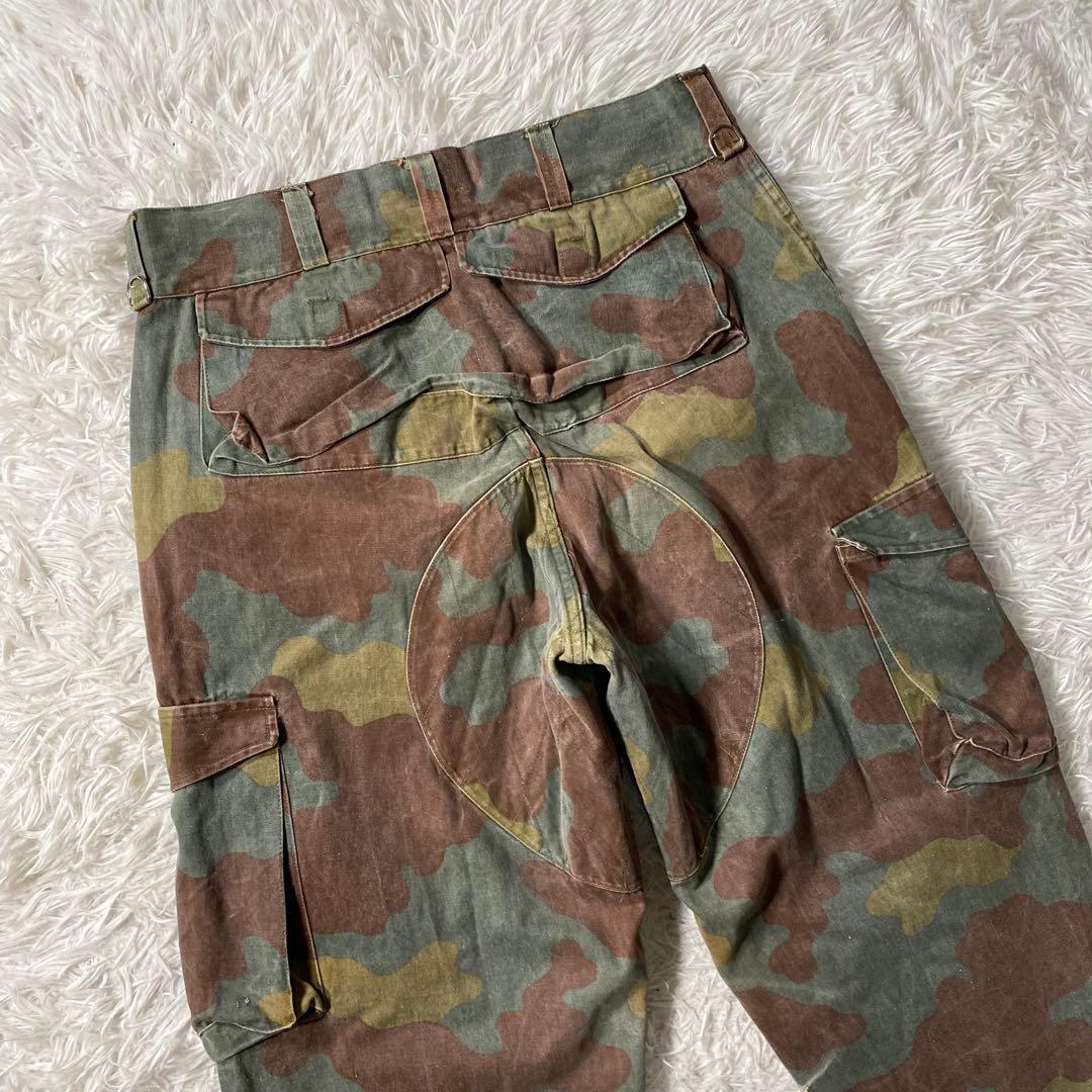【良品】ミリタリー　カーゴパンツ　90s　イタリア軍　パラトルーパー　サンマルコ