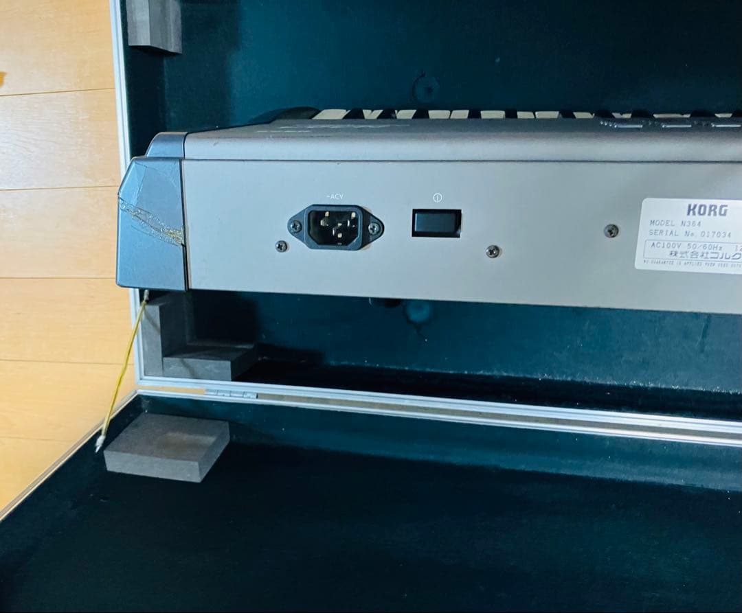 希少コルグKORG N364シンセ キーボードハードケース付き　動作品最安値