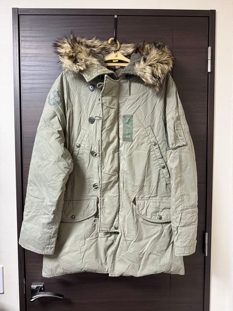 z*i様 希少｜値下げ中｜ラルフローレン N-3B ダウンジャケット エイジング