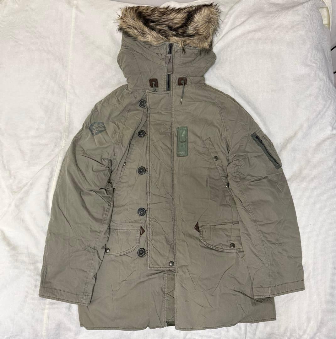 z*i様 希少｜値下げ中｜ラルフローレン N-3B ダウンジャケット エイジング