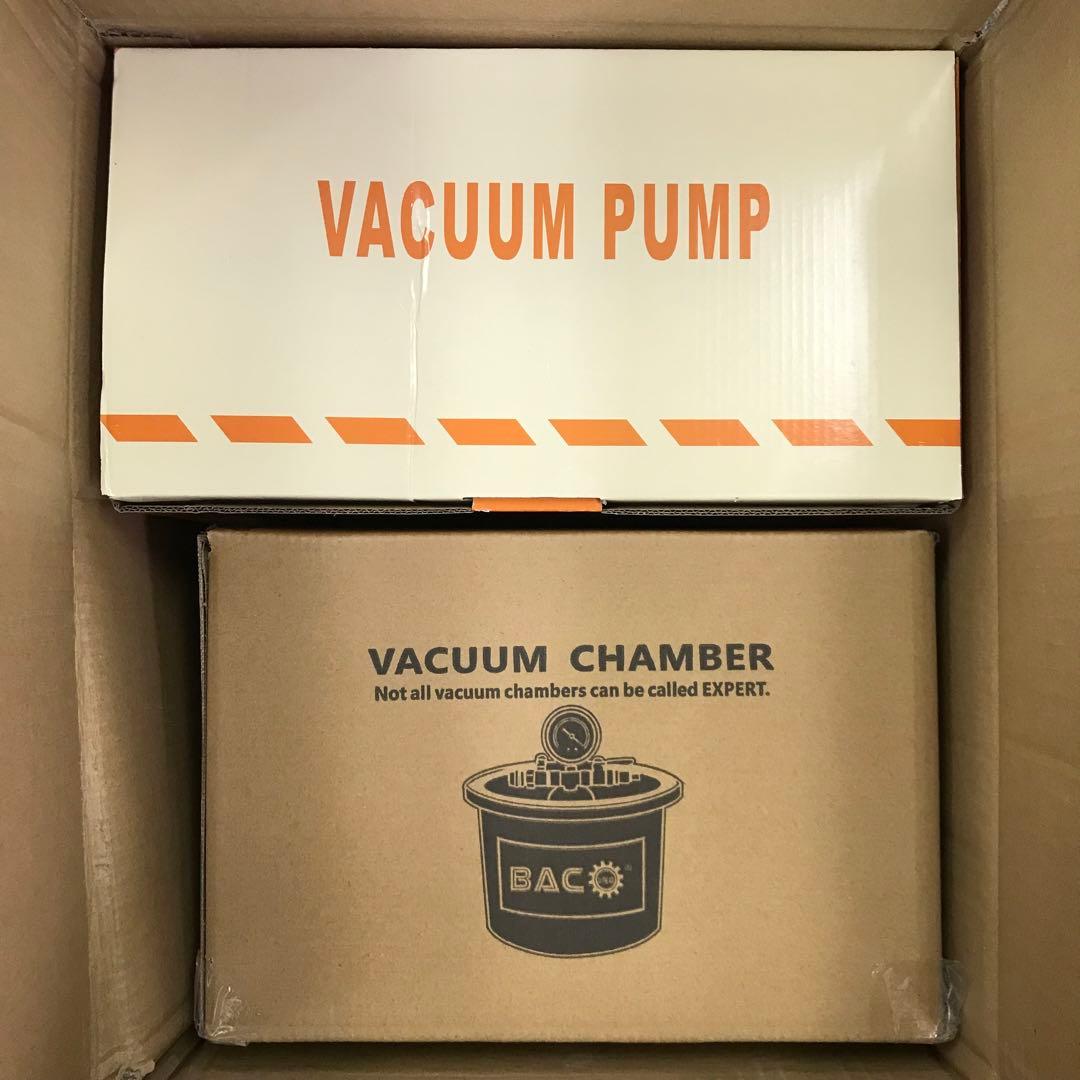 【開封・未使用】BACOENG 5.7L 真空チャンバー 真空脱泡器100V