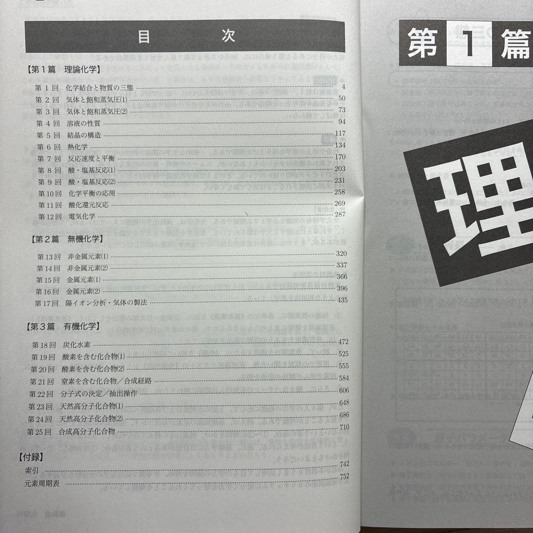 鉄緑会　高3化学　入試化学確認シリーズ