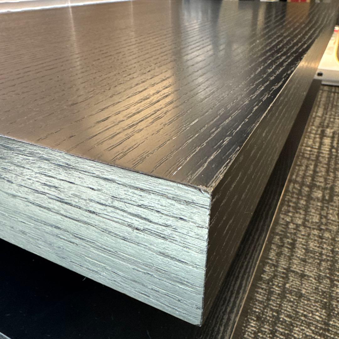 センターテーブル　ブラックオーク突板　長方形