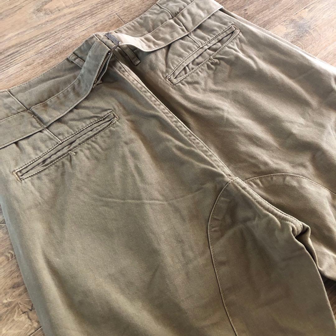 新品kapitalチノストレート乗馬パンツ　0