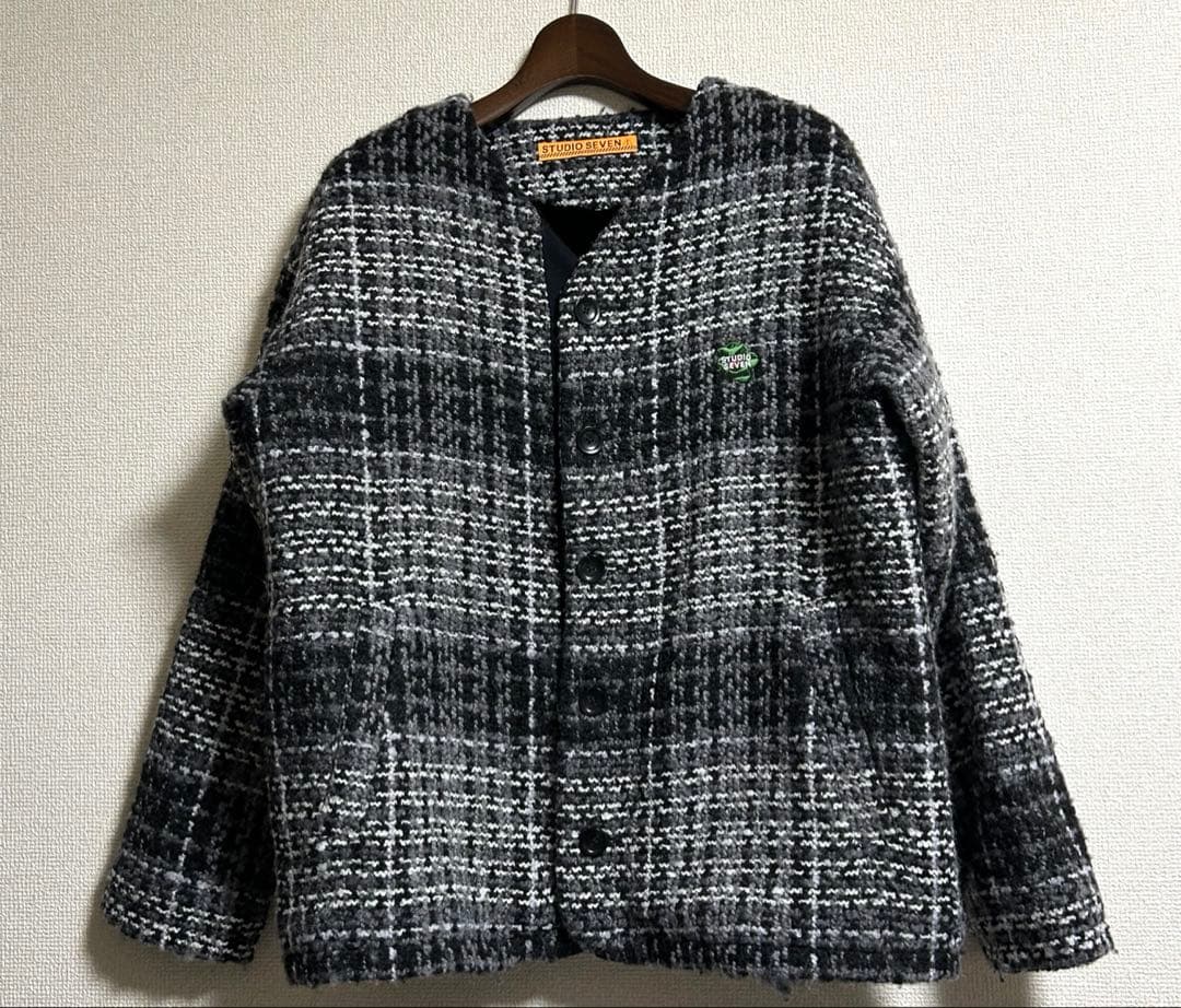 ジャケット・アウター STUDIO SEVEN 24aw Tweed Light Blouson