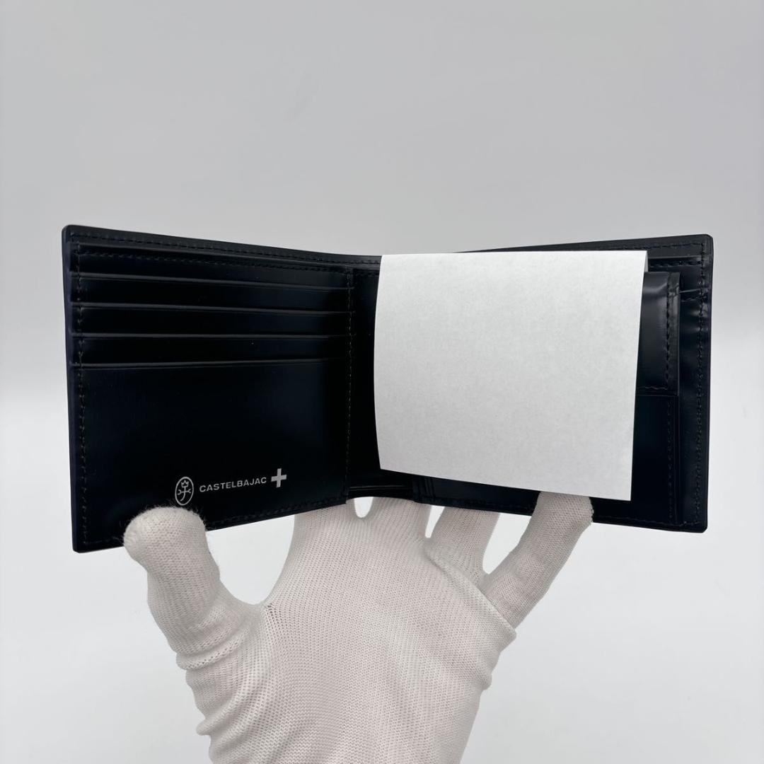 新品タグあり カステルバジャック 牛革 ２つ折り財布 人気デザイン ウプラ
