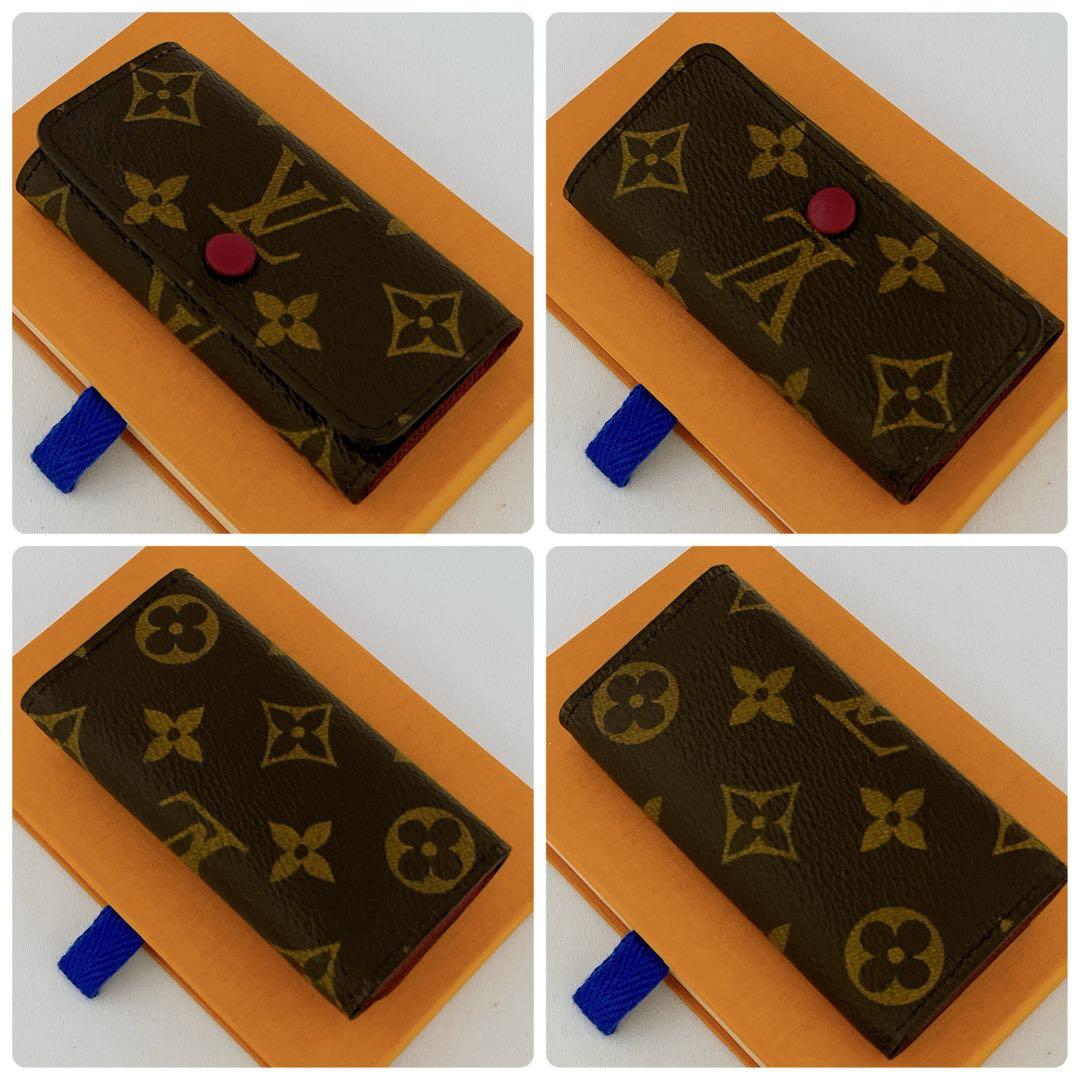 ルイヴィトン モノグラム 4連 キーケース フューシャ　➕箱・保存袋付き