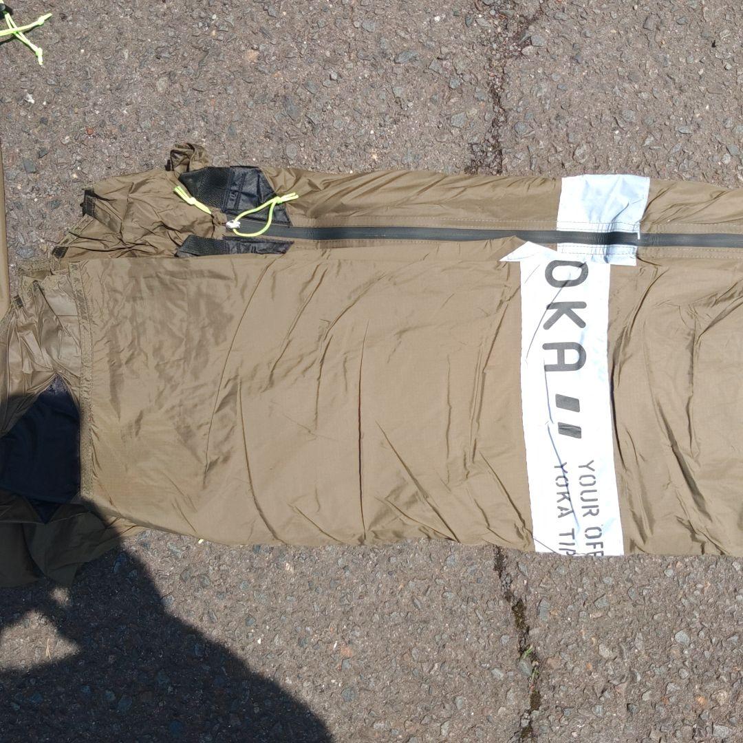 ヨカティピ　YOKA YK-TN01-DK ダークオリーブ テントやや汚れあり