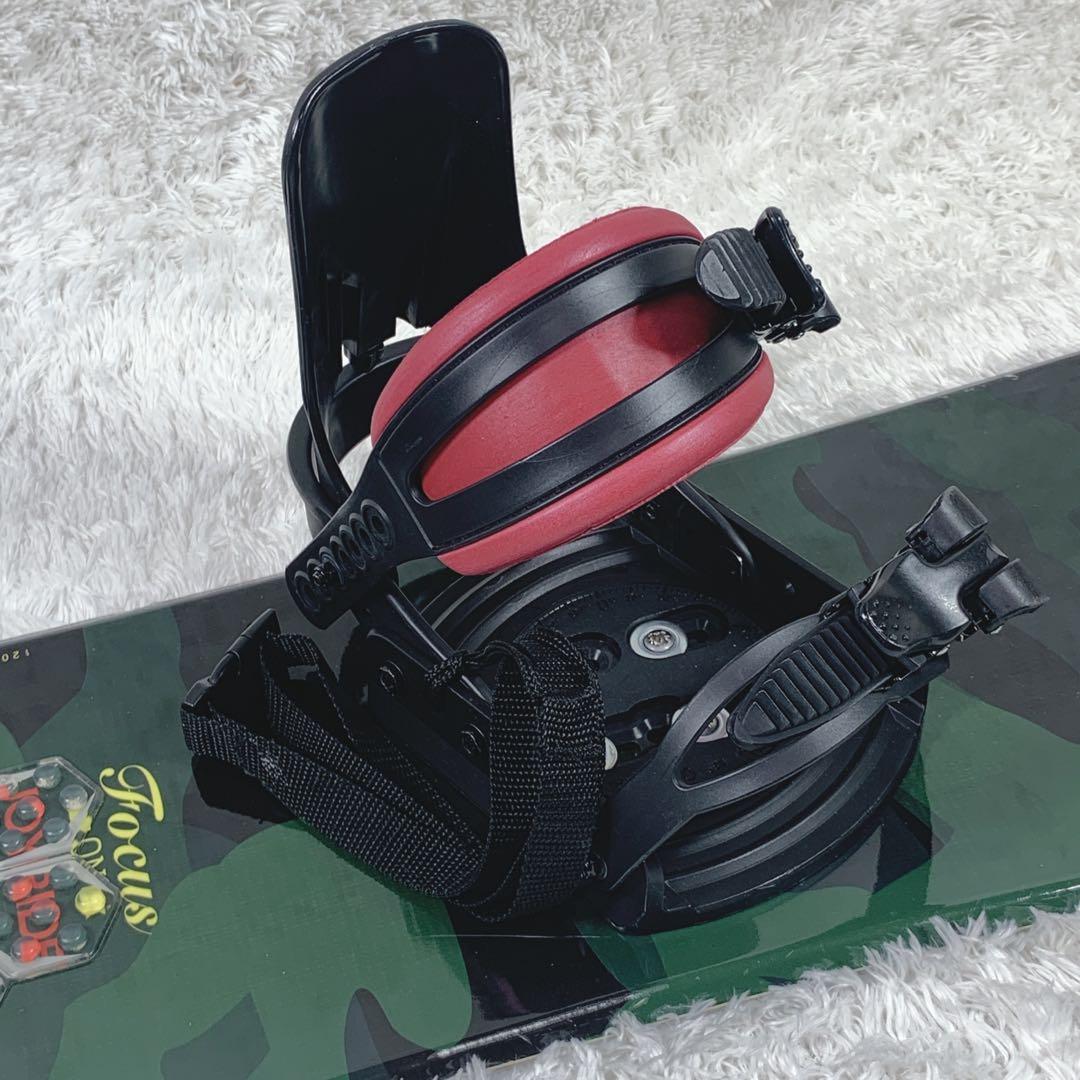 JOY RIDE Focus ジュニア用スノボー　ビンディング付 120cm