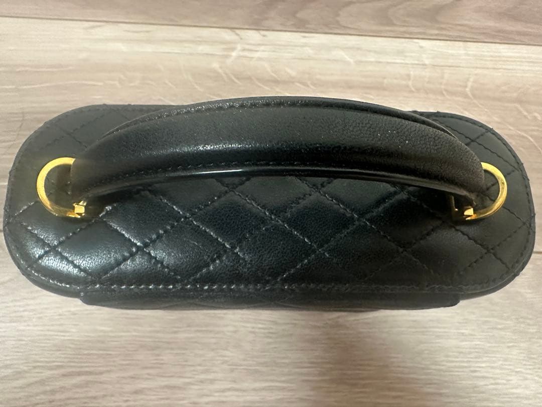 SAINT LAURENT ブラック レザー ショルダーバッグ