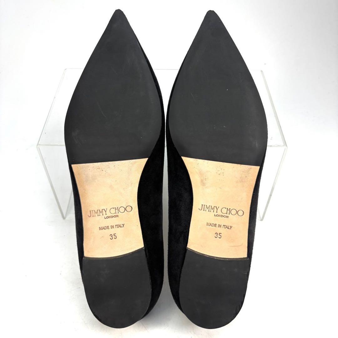 JIMMY CHOO ジミーチュウ　フラットシューズ　スエード　JC 35