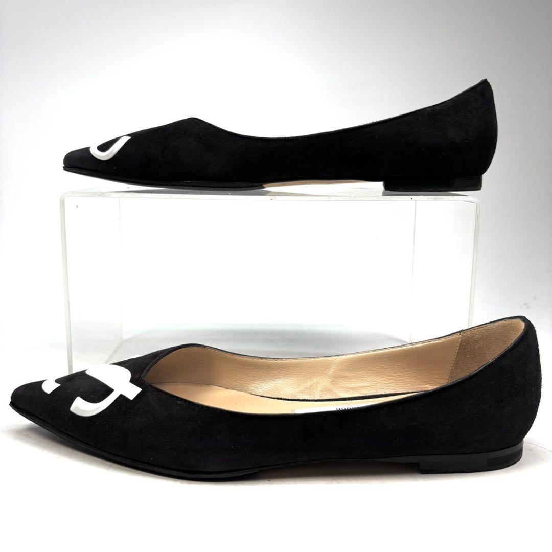 JIMMY CHOO ジミーチュウ　フラットシューズ　スエード　JC 35
