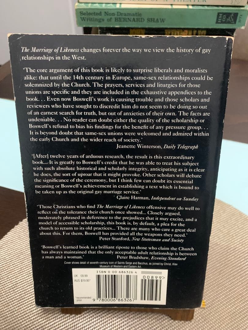 希少　The Marriage of Likeness John Boswell