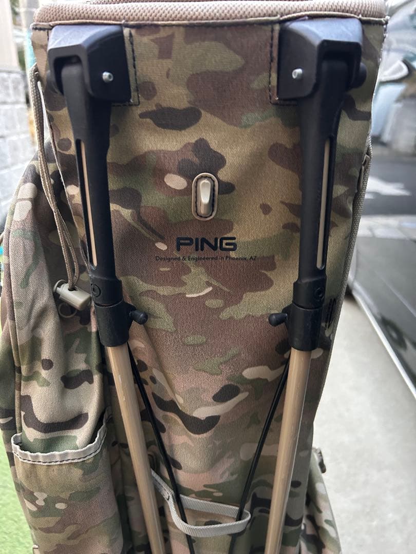 PING HOOFER 迷彩 スタンドバッグ