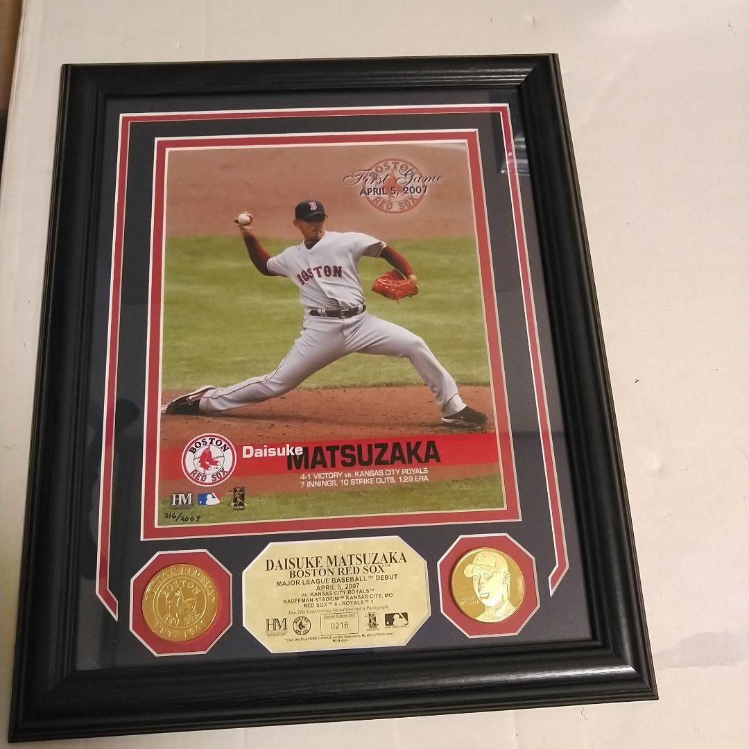 限定 松坂大輔　フォトフレーム　ハイランドミント MLB