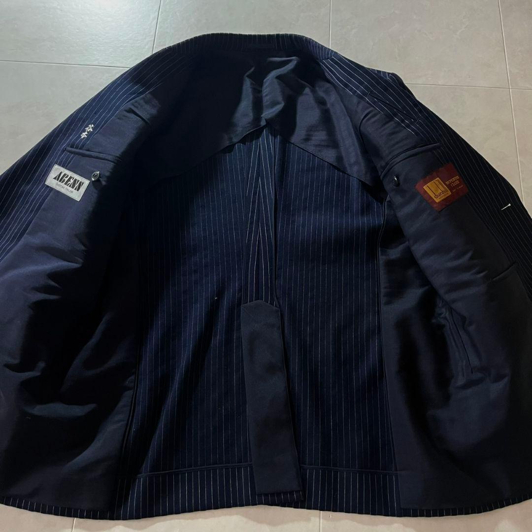 極美品✨超豪華５点セット✨DUNHILL英国製生地スーツ＋DIORネクタイ他　L