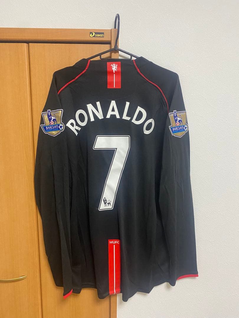 07-08マンチェスターユナイテッド C・ロナウドアウェイ ユニフォーム 長袖