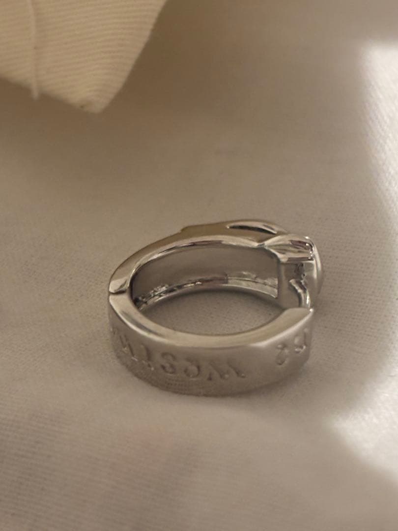 Westwood シルバーリング 未使用MAN BOBBY シングルフープピアス