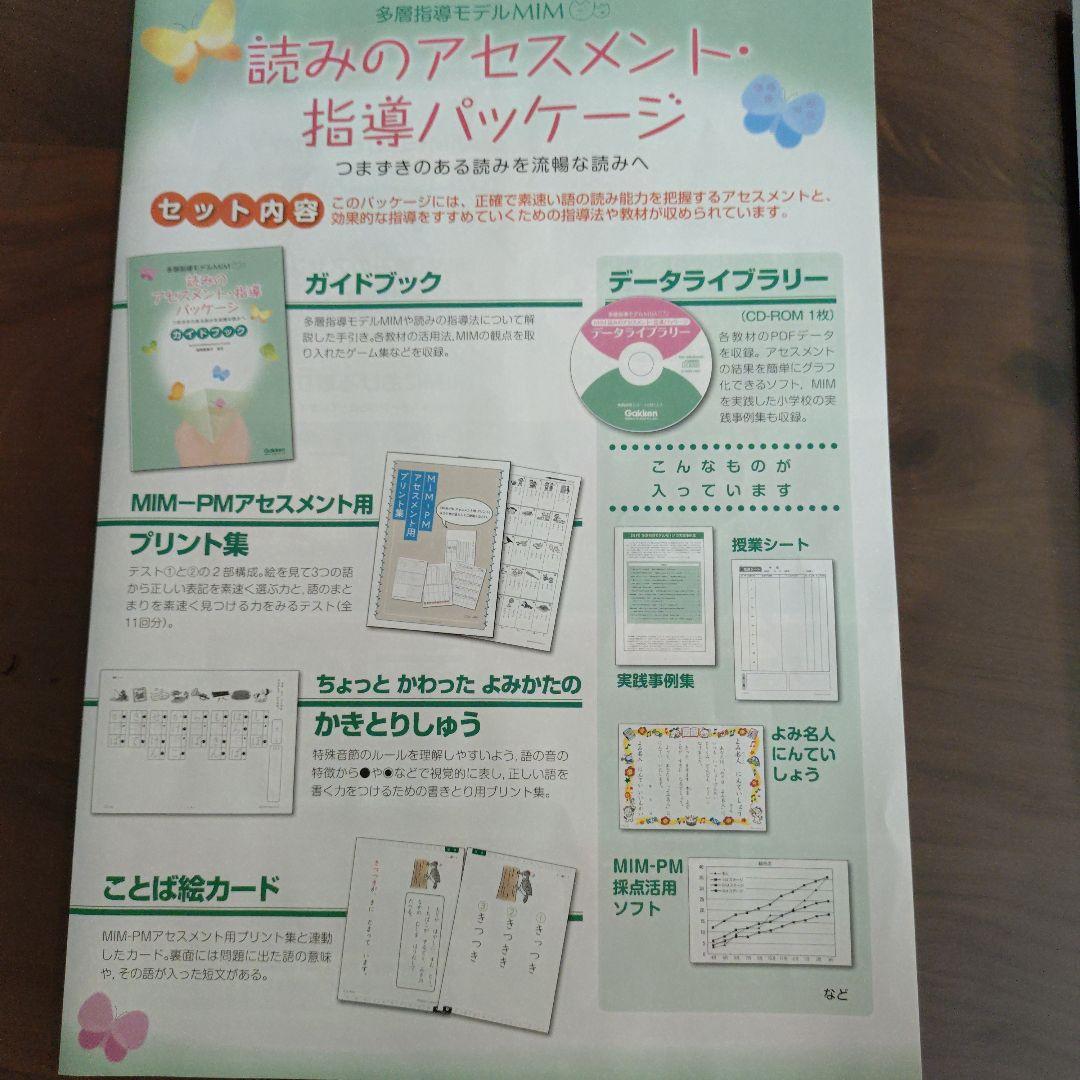 読みのアセスメント・指導パッケージ　多層指導モデルMIM