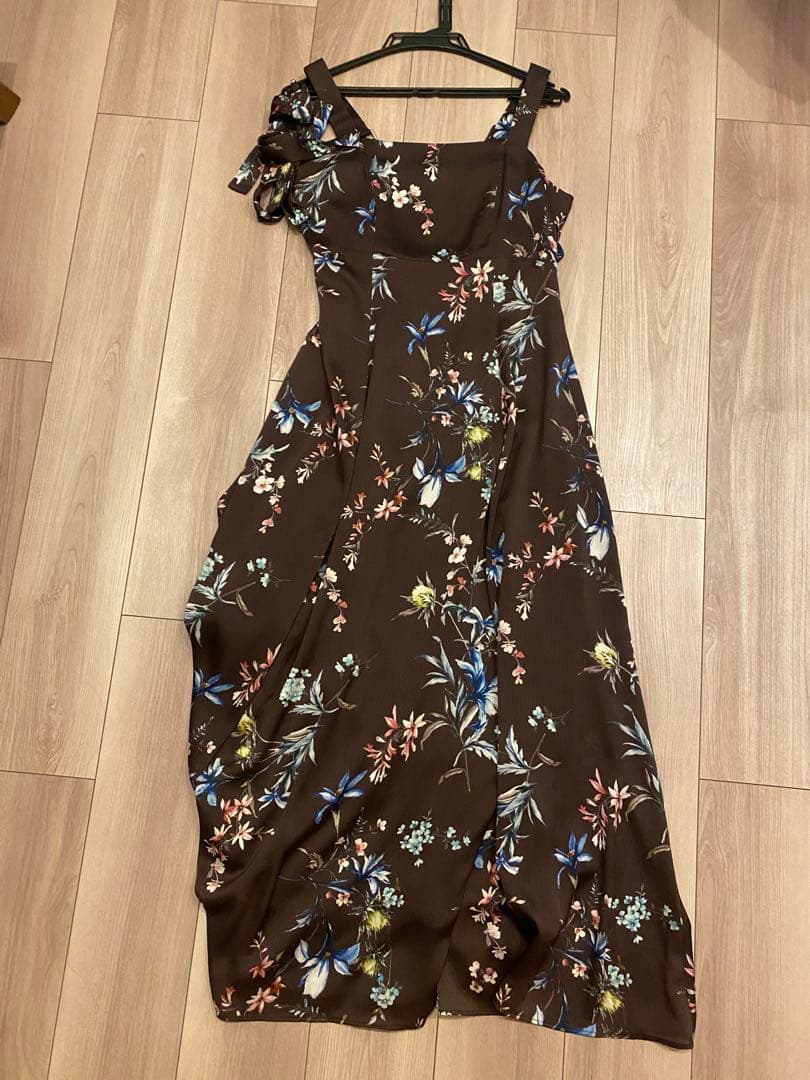 FRAY I.D ワンピース リボンディテールフローラルワンピース サイズ1