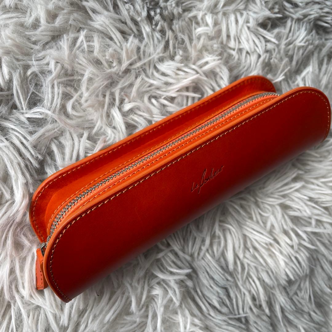 【未使用レベル】ルボナー ペンケース オレンジ