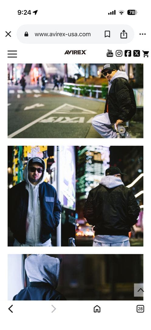 ジャケット・アウター NITRO MICROPHONE UNDERGROUND AVIREX MA-1