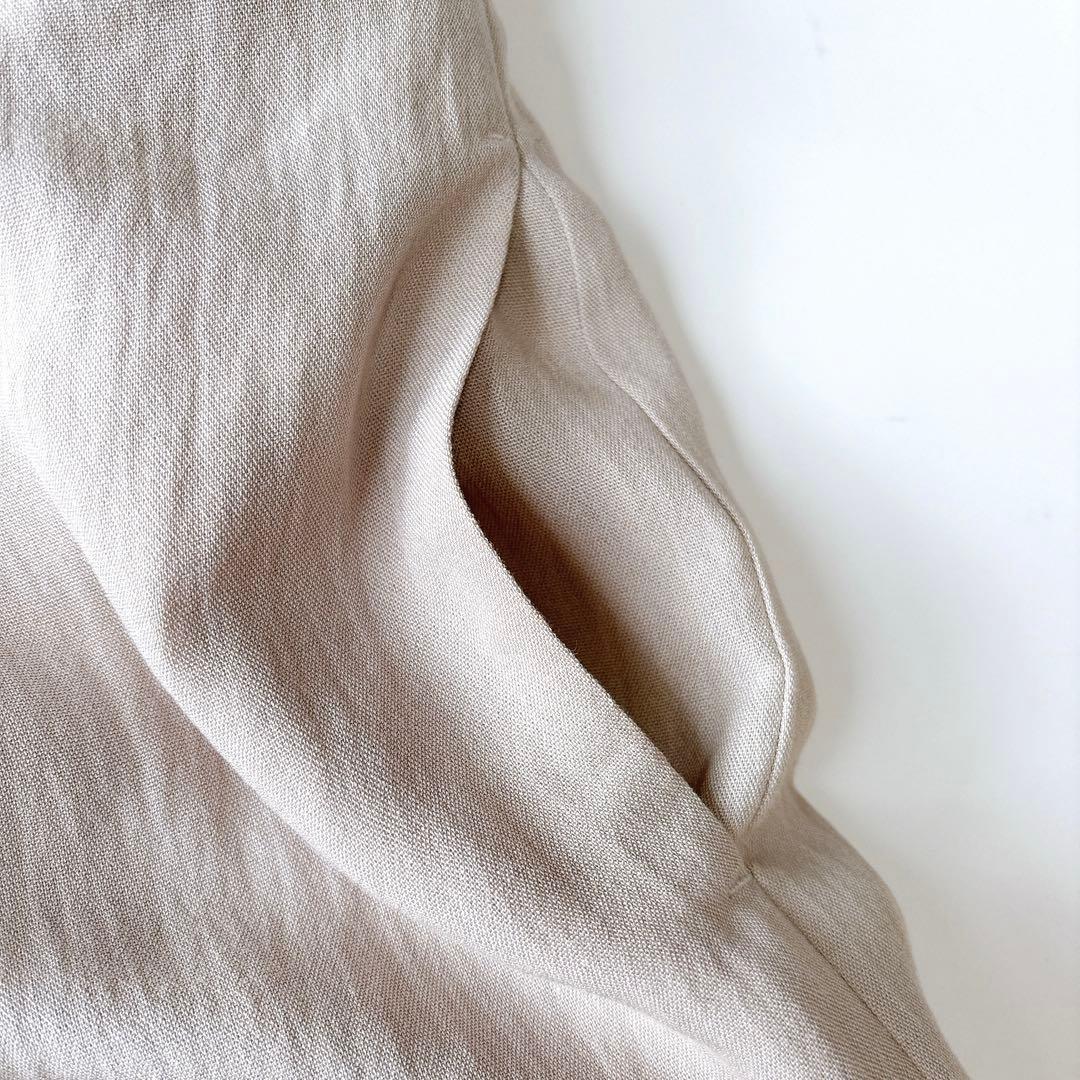 新品⁑クラネ　フォールドオールインワン　グレー　フレンチスリーブ　ワイドパンツ