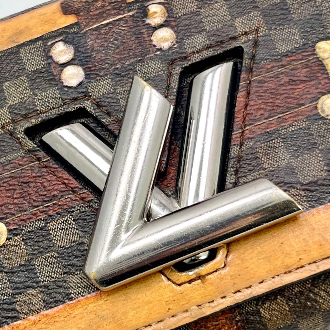 【美品】 ルイヴィトン ダミエ トランスフォームド ポルトフォイユツイスト