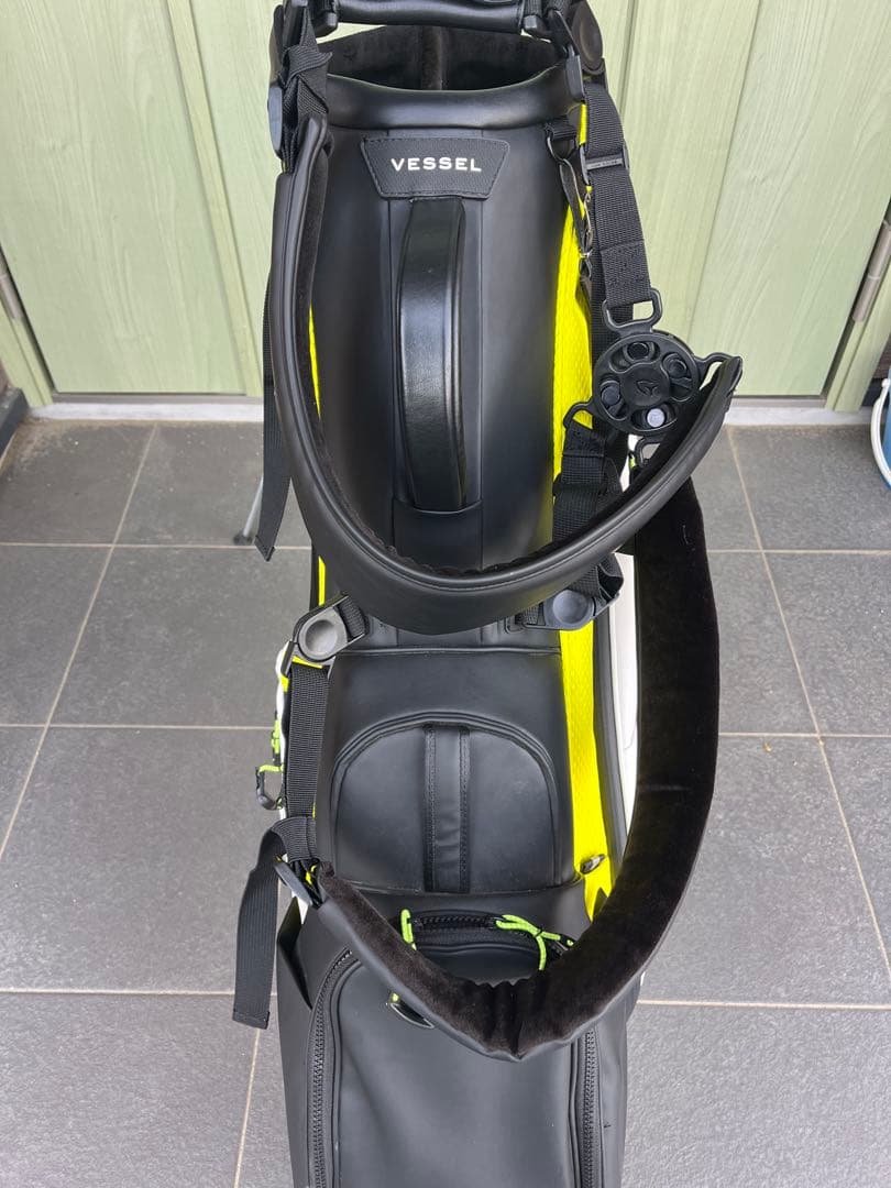 太*郎様 Vessel キャディバッグ ホワイト/イエロー/ブラック