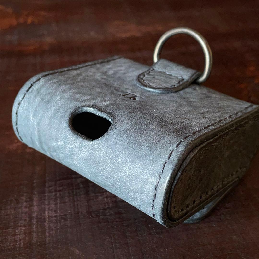 【ミロ】レザーワイヤレスイヤホンケース（ブラック）