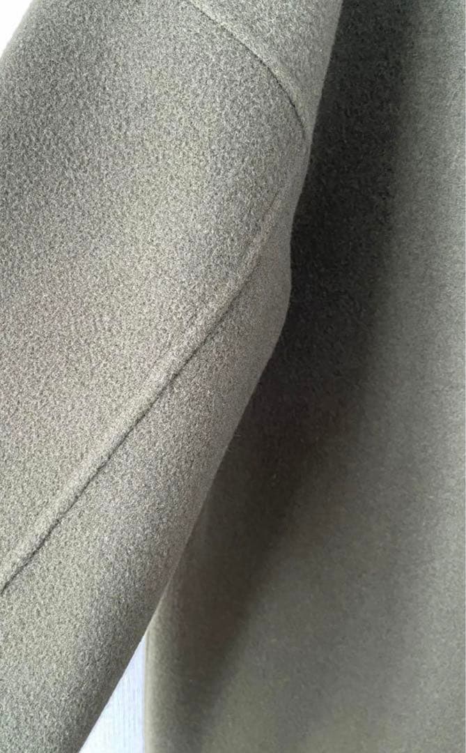 【美品】STUNNING LURE ベルト付ウールリバーコートカーキ