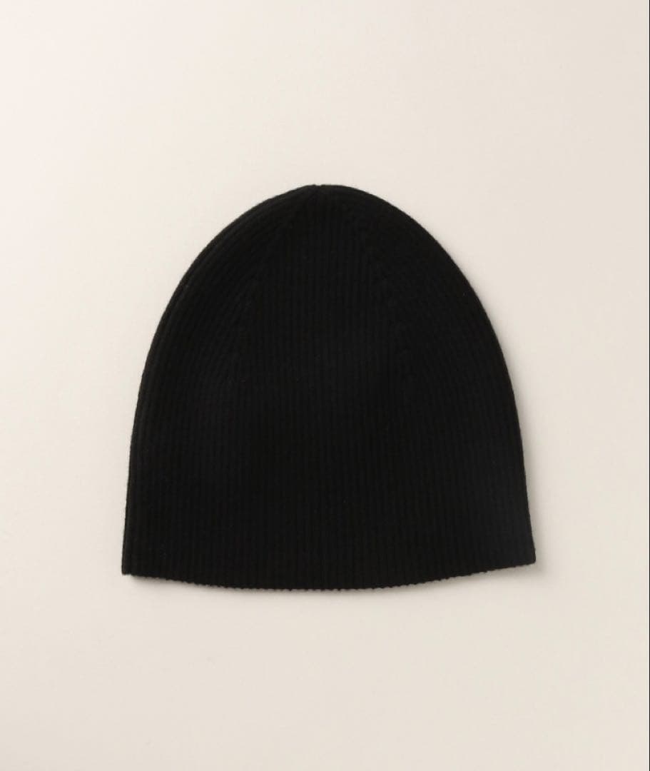 AP STUDIO ウールカシミヤニットビーニー　ブラック