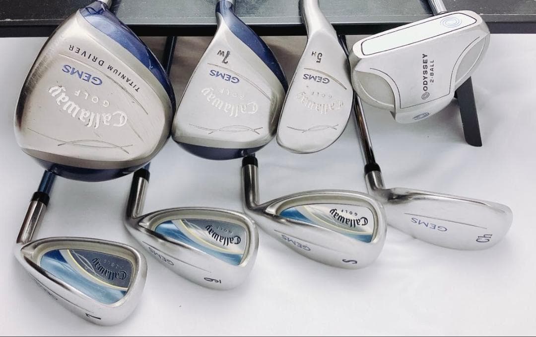 レディース Callaway GEMS ゴルフクラブ 8本セット　バッグ無し