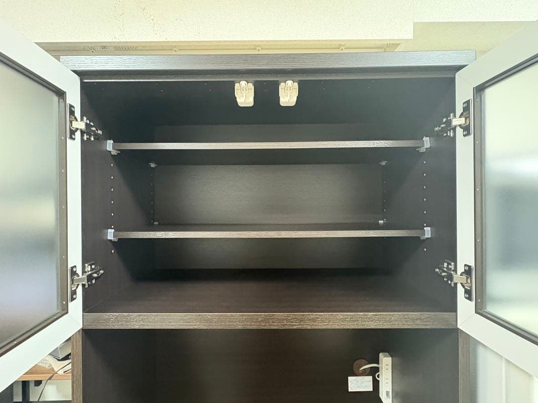 【よしまお様向け】ダークブラウン キャビネット 食器棚