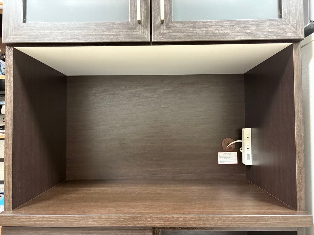 【よしまお様向け】ダークブラウン キャビネット 食器棚