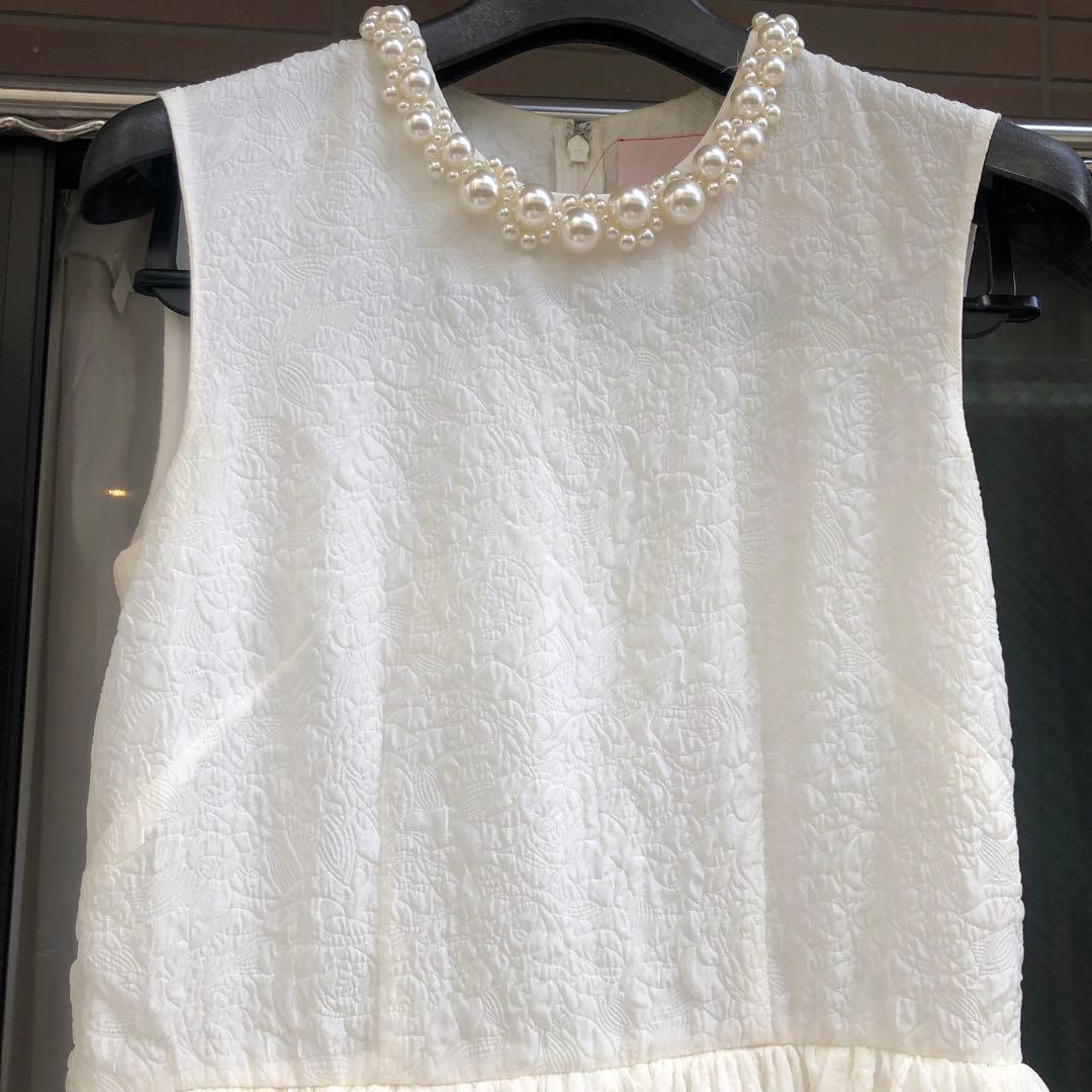 Simone Rocha  白 ロングワンピース ドレス