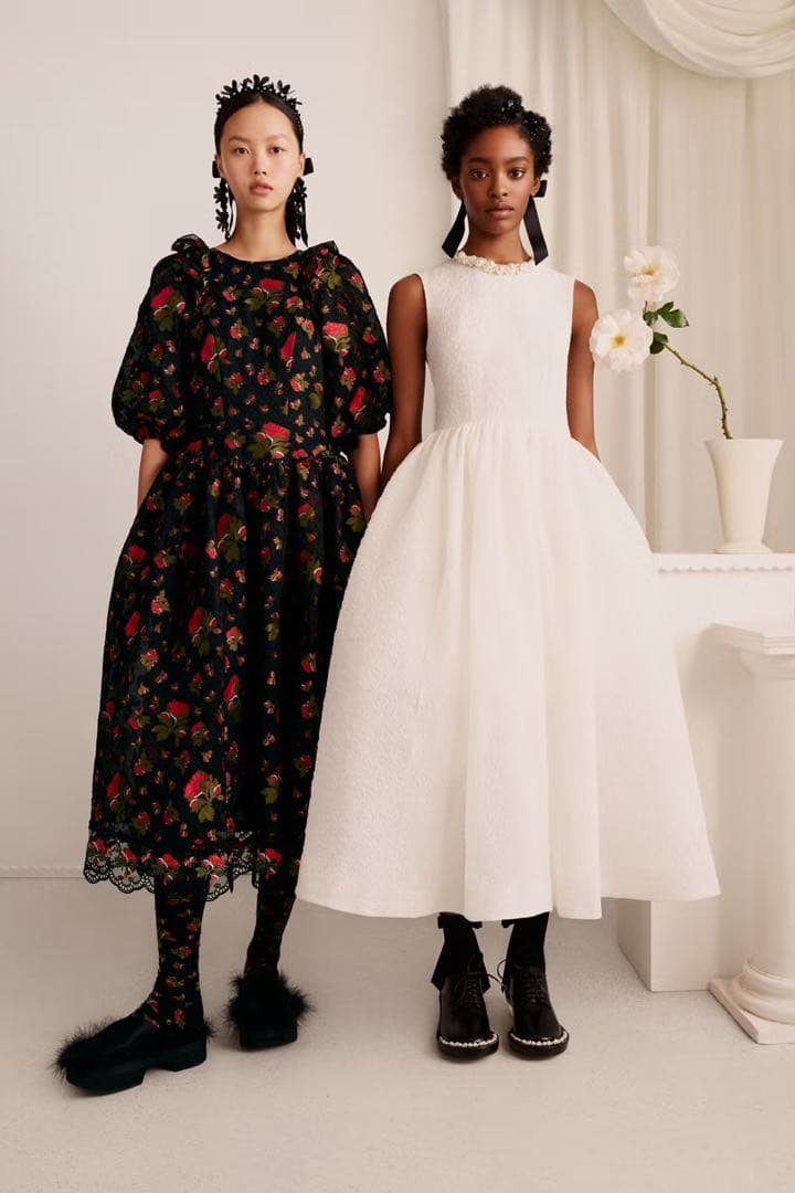 Simone Rocha  白 ロングワンピース ドレス