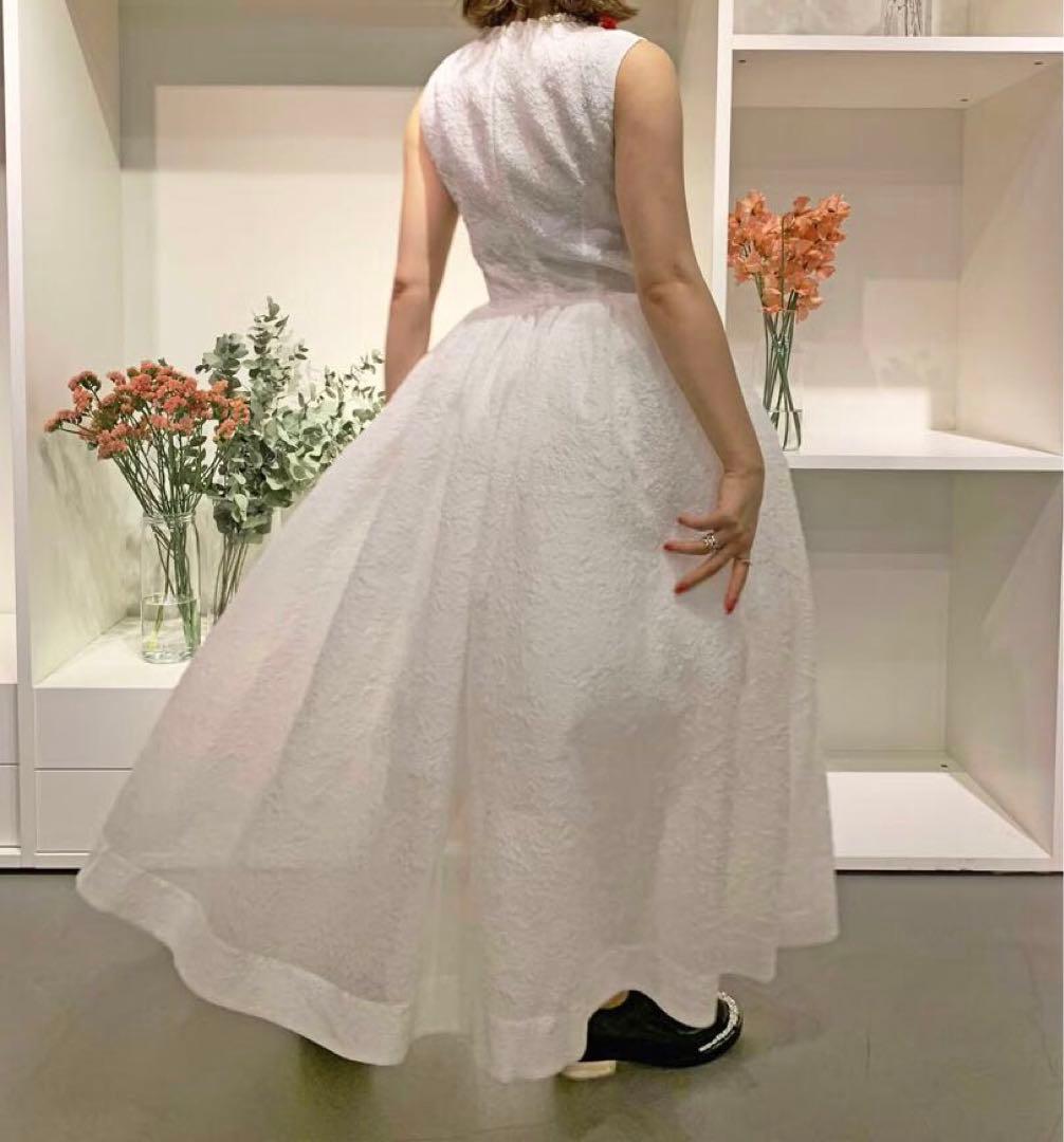 Simone Rocha  白 ロングワンピース ドレス