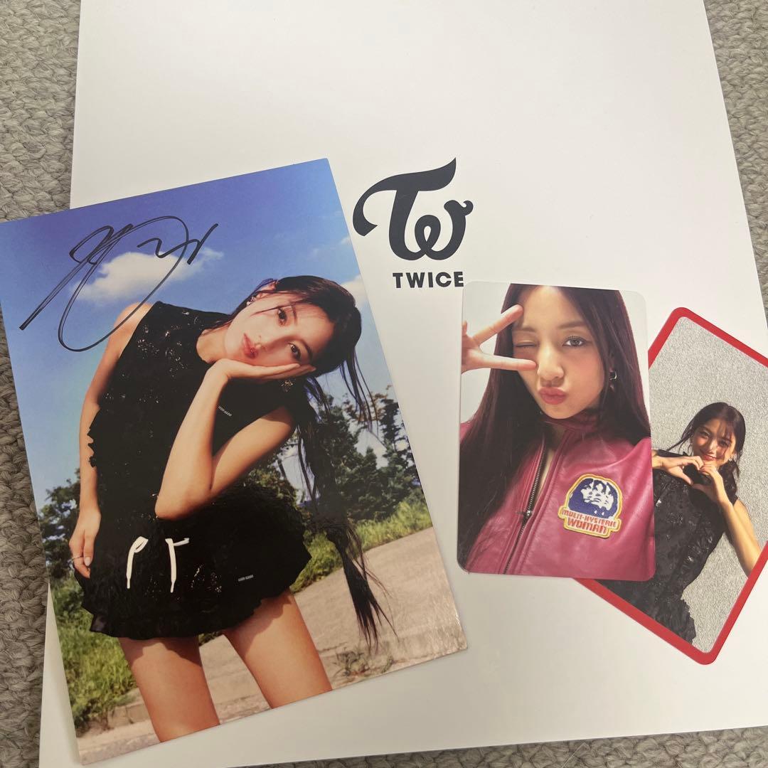 ジヒョ　usa 直筆サイン