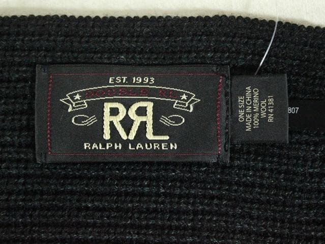 RRL メリノウールマフラー