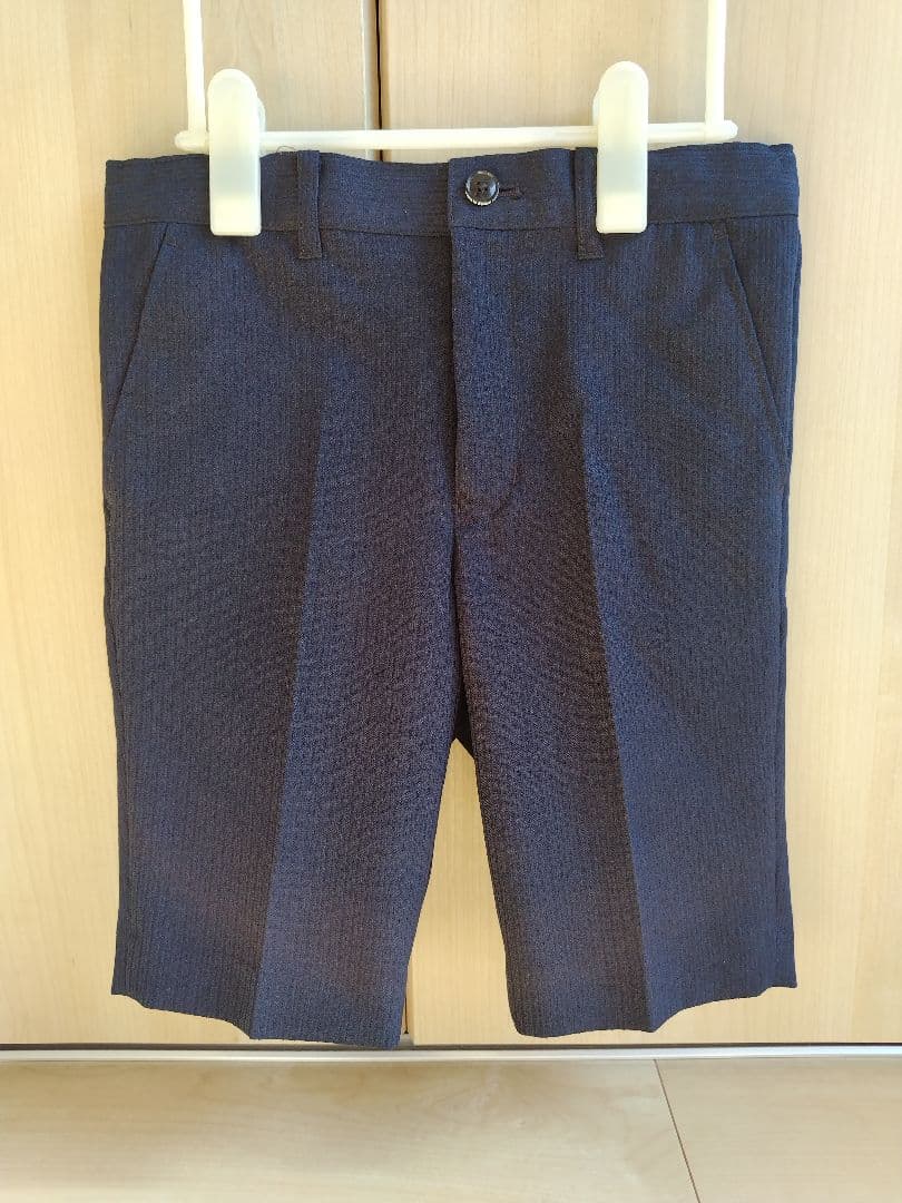 【大幅再値下げ】【スーツ6点セット】120cm ネイビーストライプ